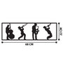 Wallity Faraza Escultura de Pared de Metal Negra
